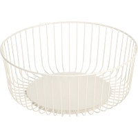 Fruttiera Bois & Terre bianca 28,4 cm - stile nordico