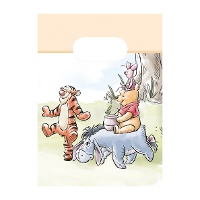 Sacchetti di carta Winnie the Pooh - tema natura - 4 pezzi