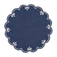 Tovaglietta rotonda 38 cm onde - 1 pezzo