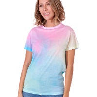 Maglietta in cotone 100% multicolore da 150 g per adulti - 1 unità