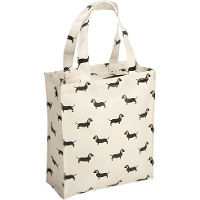 Borsa in tela impermeabile Teckel con zip