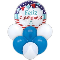 Bouquet di compleanno per marinai - 7 pezzi