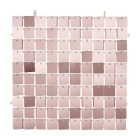 Tenda decorativa metalizzata 30 x 30 cm - 1 unità
