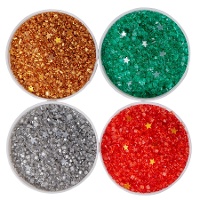 Kit di glitter alimentari natalizi da 120 g - PME