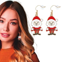 Orecchini di Babbo Natale - 1 coppia