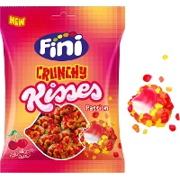 Crunchy Kisses Passion gusto ciliegia acida - Fini - 75 g