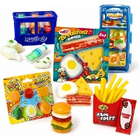 Kit di dolcetti pazzi a tema fast food - 5 pezzi