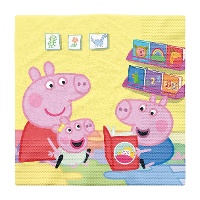 Set di servillette Peppa Pig 16,5 x 16,5 cm - 16 unità