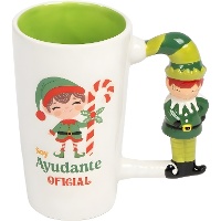 Tazza da 470 ml con elfo di Natale