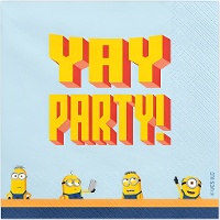 Tovaglioli Minions 16,5 x 16,5 cm - 20 pezzi