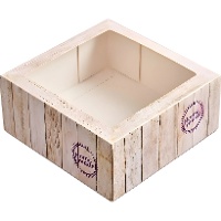 Scatola di 32 x 32 x 11,5 cm per torta Pure - 2 pezzi
