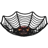 Ciotola con ragnatela di 26 x 10 cm - 1 unità