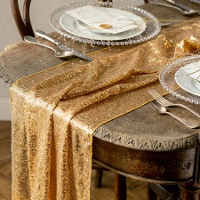 Tovaglia di corridoio di 30 cm con paillettes - 5,00 m