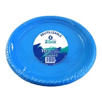 Piatti di plastica colorati da 26 cm - 10 pezzi