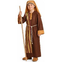 Costume di San Giuseppe marrone per bambino