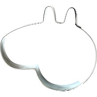 Tagliabiscotti a forma di Peppa Pig - 10 x 9 cm
