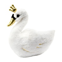 Peluche Cigno Bianco - 34 x 35 cm