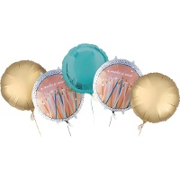 Mazzo di palloncini Make a wish - 5 unità