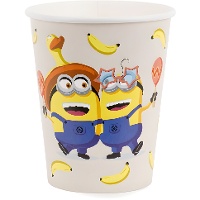 Bicchieri Minions divertenti da 250 ml - 6 pezzi