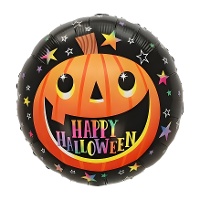 Palloncino a forma di zucca sorridente 