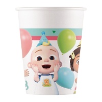 Bicchieri Cocomelon da 200 ml - confezione da 8