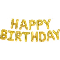 Palloncino con lettera Happy Birthday 41 cm