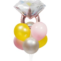 Bouquet mini di anello di fidanzamento - 8 pezzi