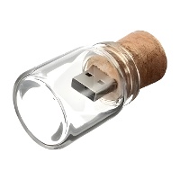 USB a forma di bottiglia di vetro da 8 GB - 1 unità