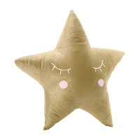 Peluche a forma di stella dorata - 38 x 38 cm