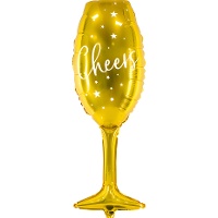 Pallone a forma di coppa di champagne di 28 x 80 cm - PartyDeco