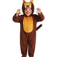 Costume da lupo con cappuccio per bambino