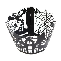 Contenitori per cupcakes di Halloween - scrapcooking -12 unità