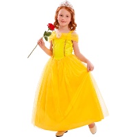 Costume da principessa giallo per bambina