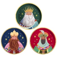 Piatti da 17 cm dei Re Magi vintage - 6 pezzi