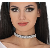 Choker brillante stile retrò