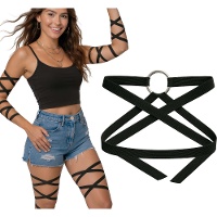 Fascia nera per gamba o braccio