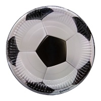 Piatti a pallone da calcio di 18 cm - 6 pezzi