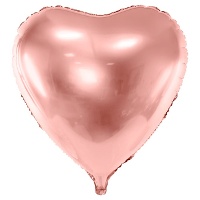 Palloncino a forma di cuore XXL colorato da 72 x 73 cm - PartyDeco - 1 unità