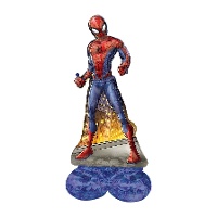 Pallone gigante Spiderman con ragnatela 1,37 x 0,66 m