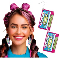 Orecchini a cassette retrò