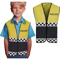 Gilet da polizia giallo per bambini