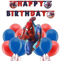 Pacchetto decorativo per la festa di Spiderman - 22 pezzi