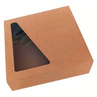 Scatola per la torta dei Re Magi 26 x 26 x 8 cm kraft