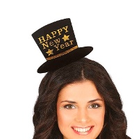 Fascia per capelli con cappello Buon Anno