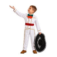 Costume da mariachi bianco per bambino