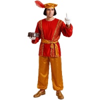 Costume da paggio d'oriente per adulto