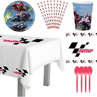 Kit per festa MotoGP - 8 persone