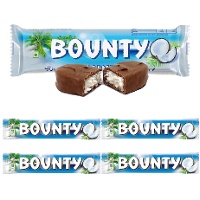 Bounty di cioccolato al latte ripieno di cocco da 57 gr - 4 unità