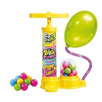 Pompa d'aria con gomme da masticare e palloncini - 1 unità
