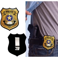 Placca da polizia con clip per cintura